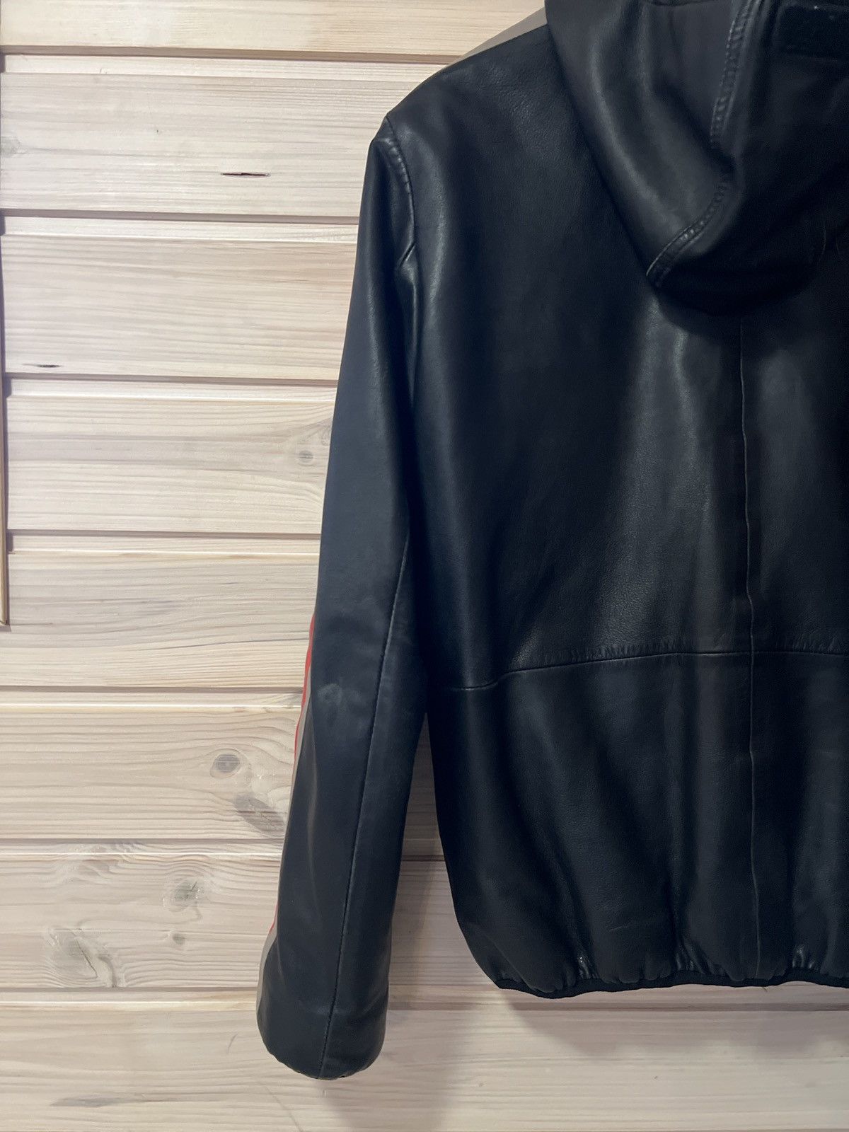 Diesel Diesel Hooded Leather jacket Size US S / EU 44-46 / 1 - 3 Thumbnail