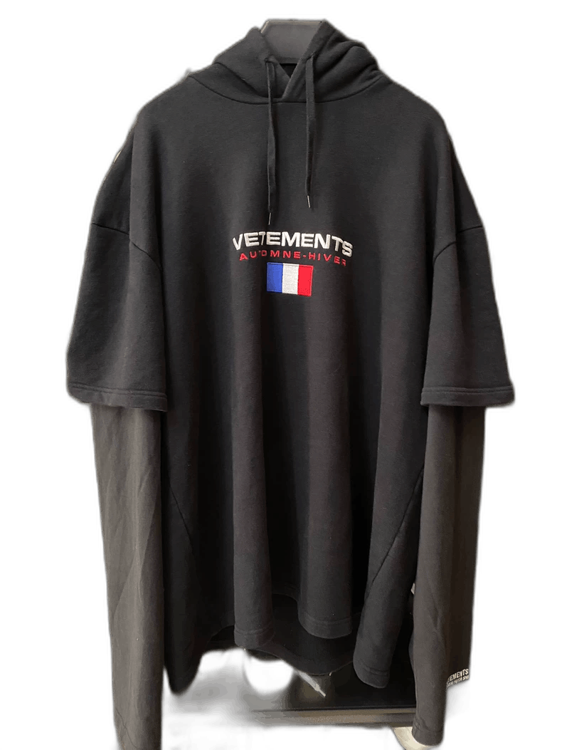 Vetements Vetements Hoodie with French Flag Embroidery Size US S / EU 44-46 / 1 - 1 Thumbnail
