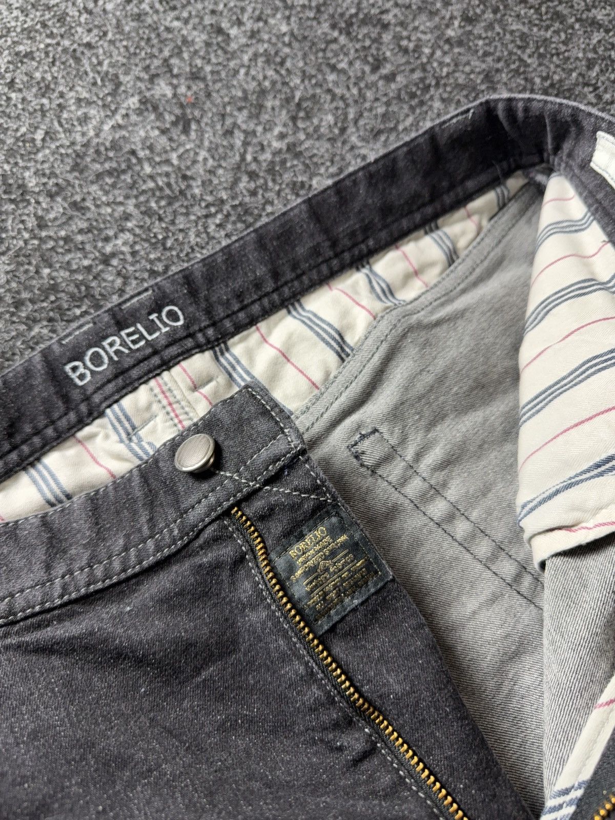 Vintage Luxury Avant Garde Borelio Black Straight Leg Denim Jeans Size US 33 - 8 Thumbnail