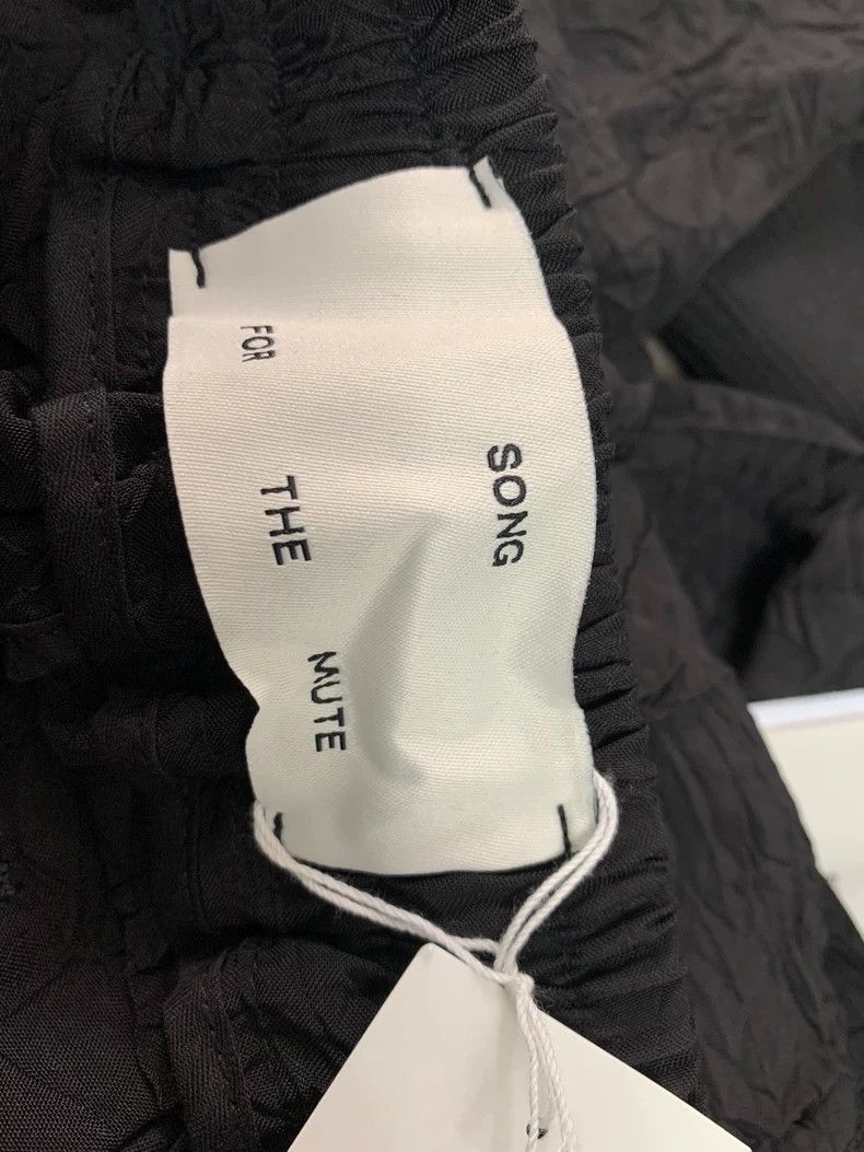 Anonymous Club black casual pleated sweatpants from song for mute-2508 Size US 44 / EU 60 - 6 Thumbnail