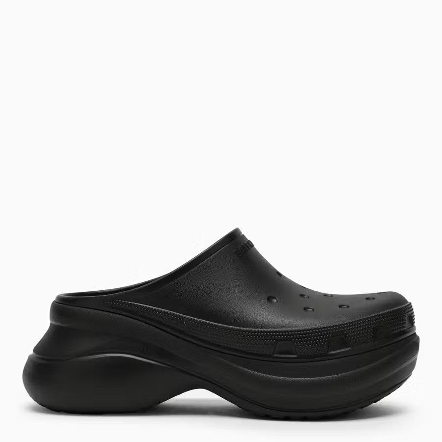 Balenciaga os11x0124 Crocs Mule in Black Size US 12 / EU 45 - 2 Thumbnail