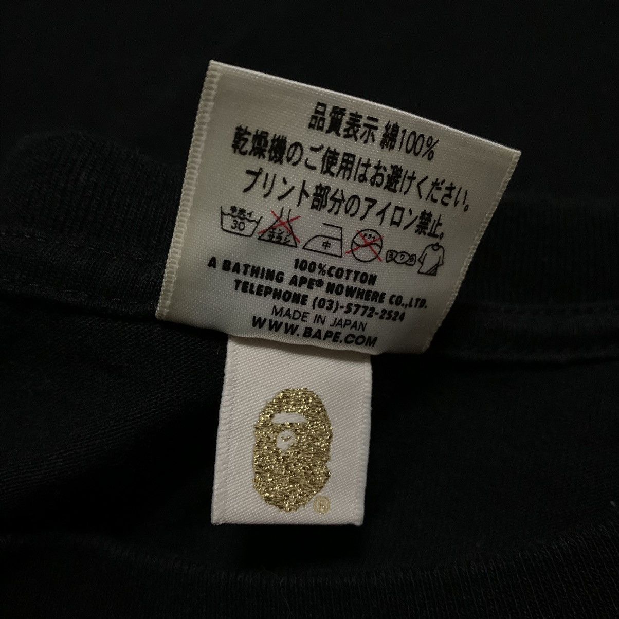 Bape Bape Large Very Ape Black Long Sleeve Tee A Bathing Ape UK Size US L / EU 52-54 / 3 - 6 Thumbnail