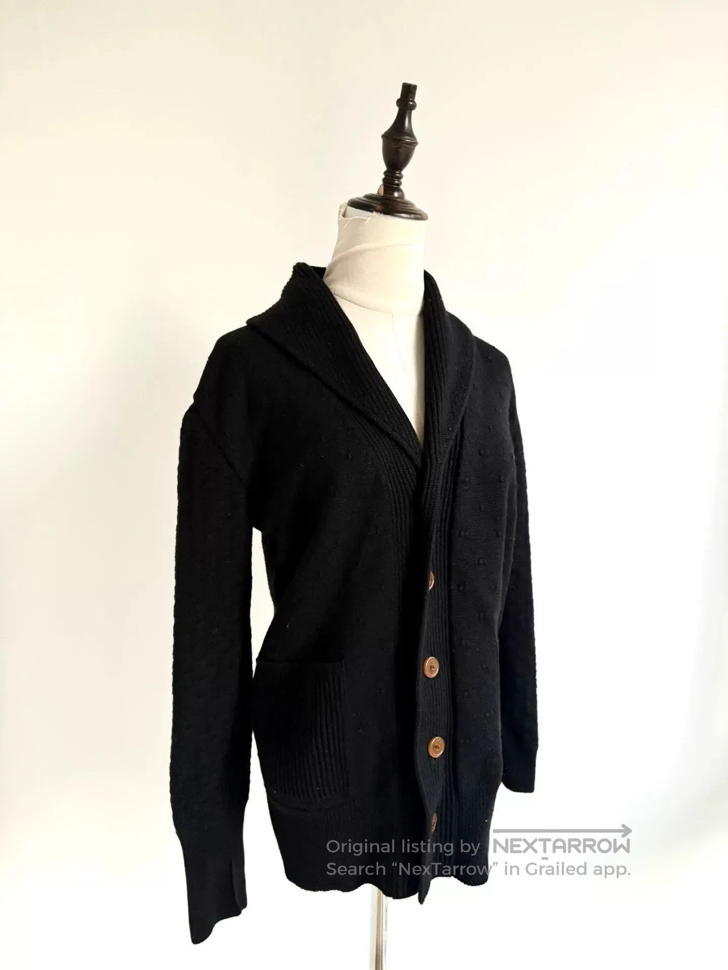 Vivienne Westwood vivienne westwood black wool cardigan sweater. Size L / US 10 / IT 46 - 3 Thumbnail