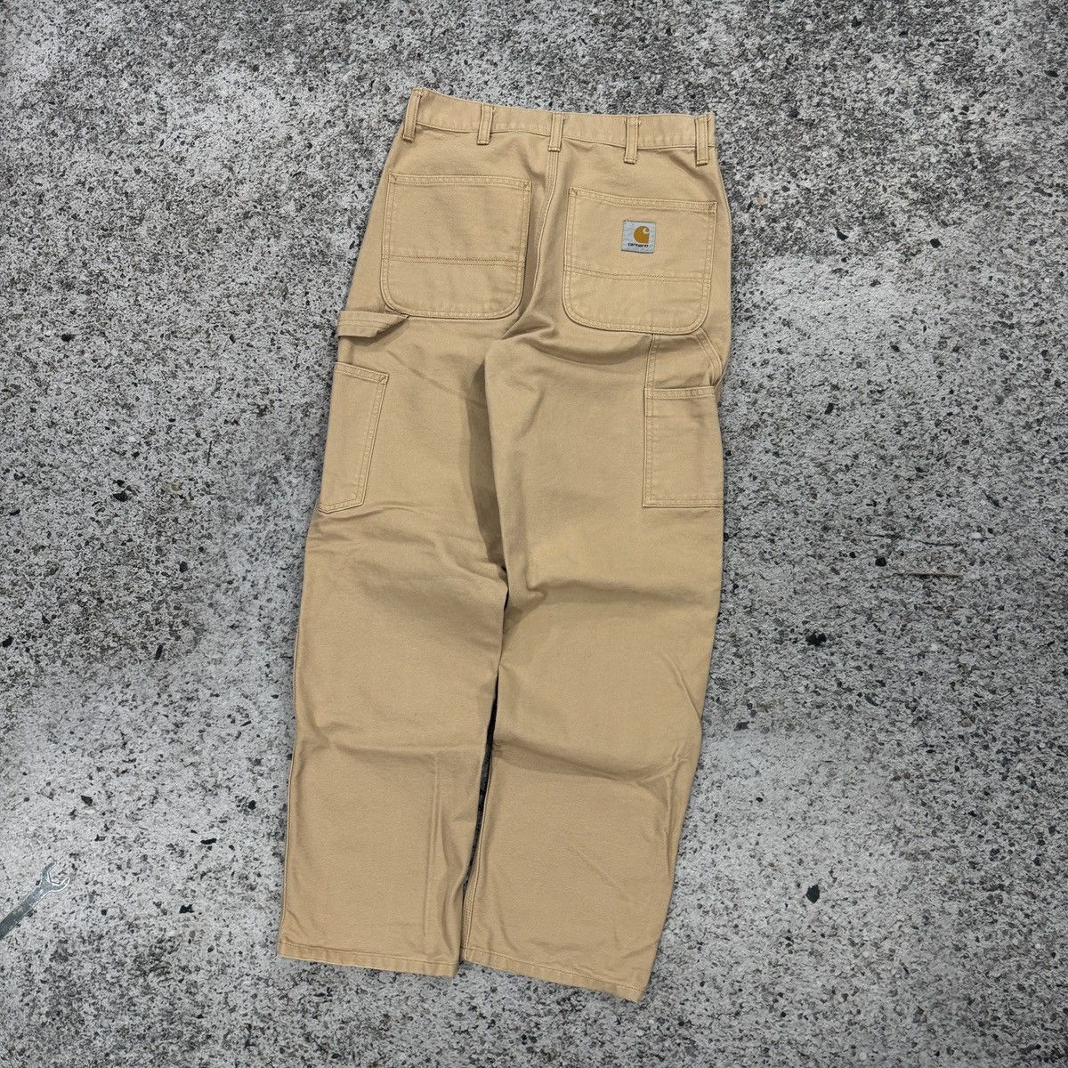Carhartt Carhartt WIP Tan Double Knee Carpenter Pants Size US 29 - 4 Thumbnail