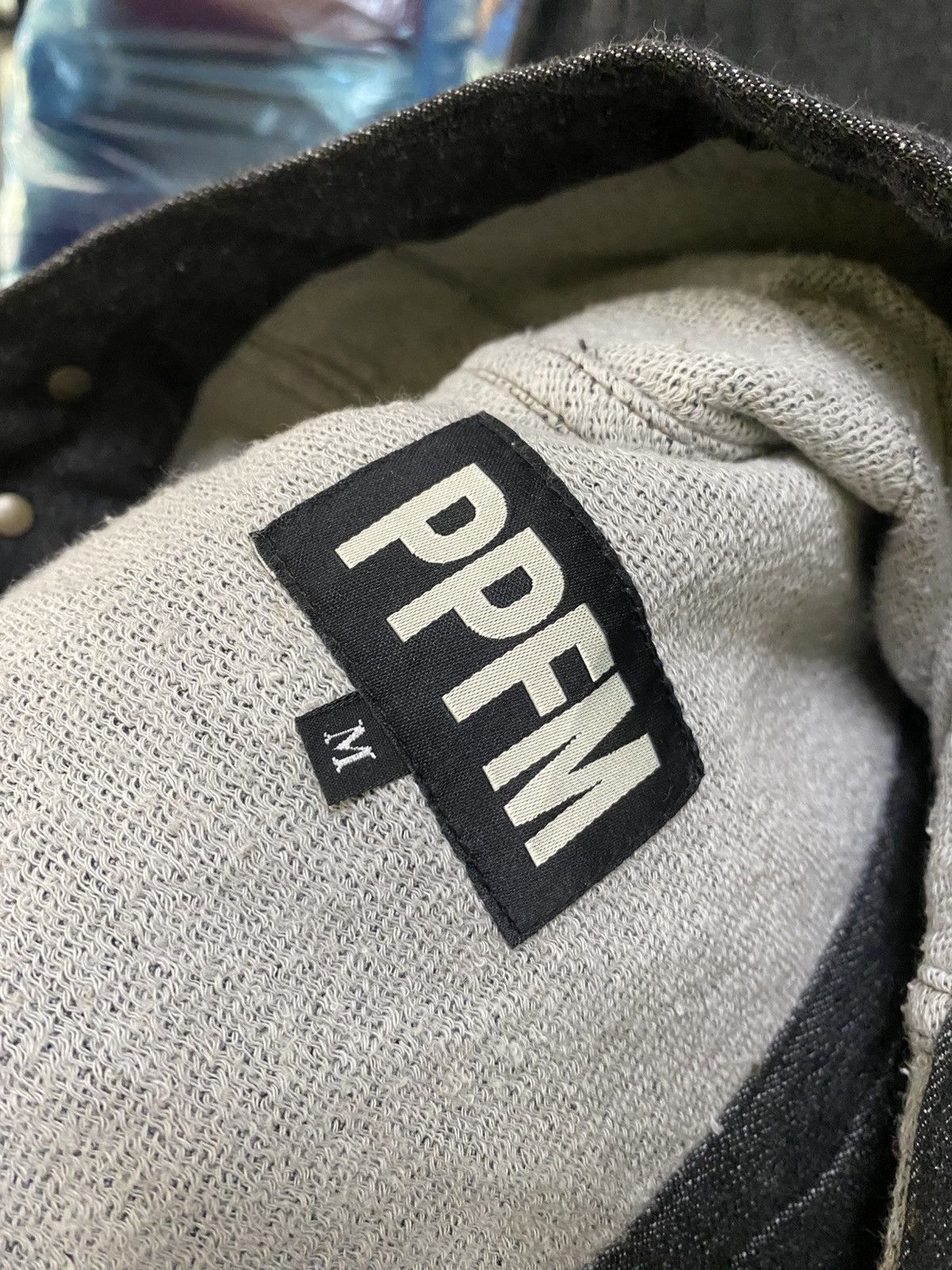 PPFM PPFM Charcoal Gray Denim Workwear Jacket Men’s Size M Size US S / EU 44-46 / 1 - 8 Thumbnail