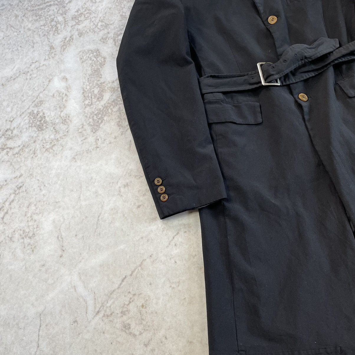 Comme des Garcons × Comme des Garcons Homme Plus Comme Des Garcons 90s Japan Dyed Trench Coat Jacket Size L / US 10 / IT 46 - 5 Thumbnail
