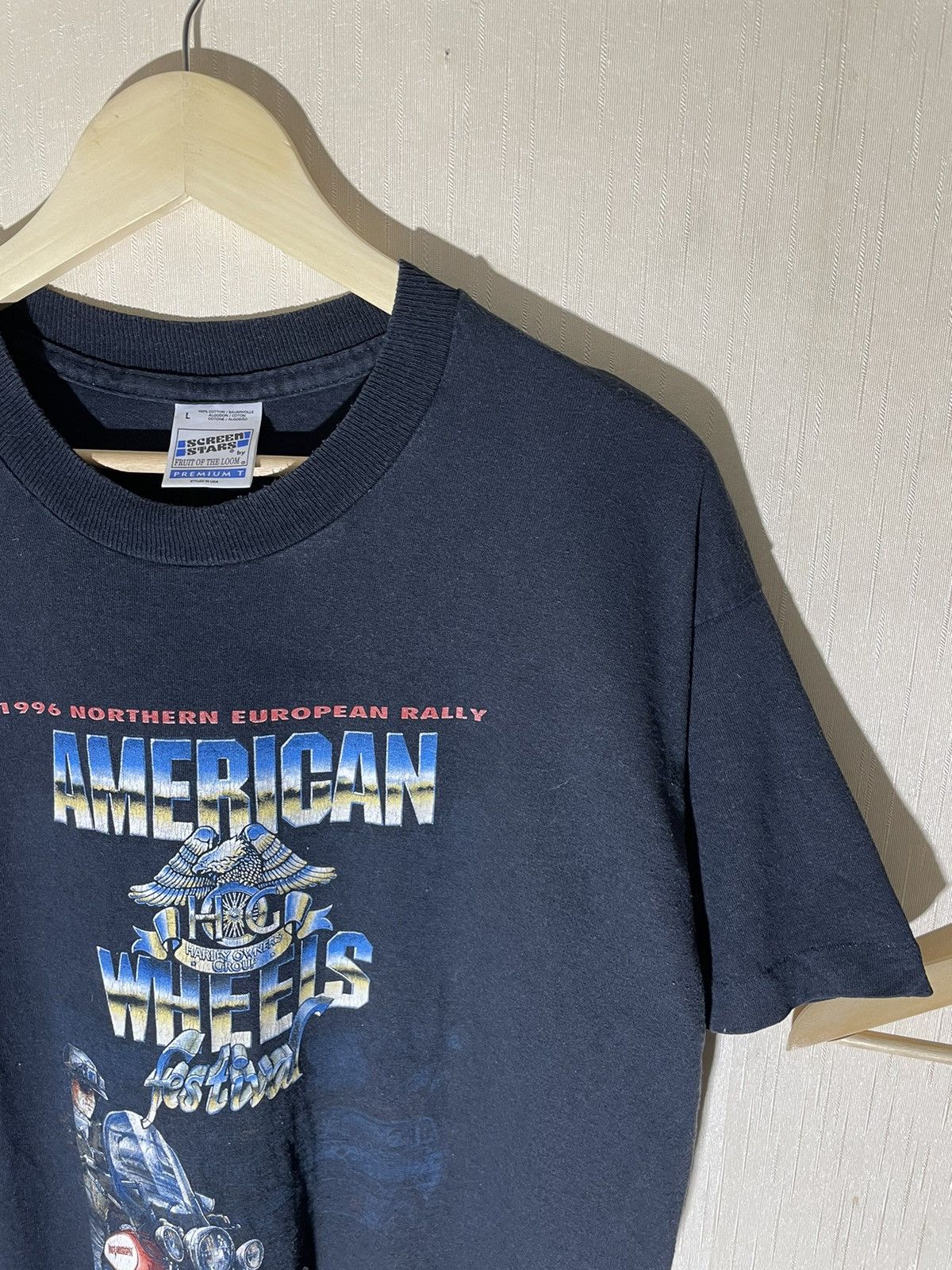 Harley Davidson × Vintage Harley Davidson 1996 vintage T shirt Size US L / EU 52-54 / 3 - 2 Thumbnail
