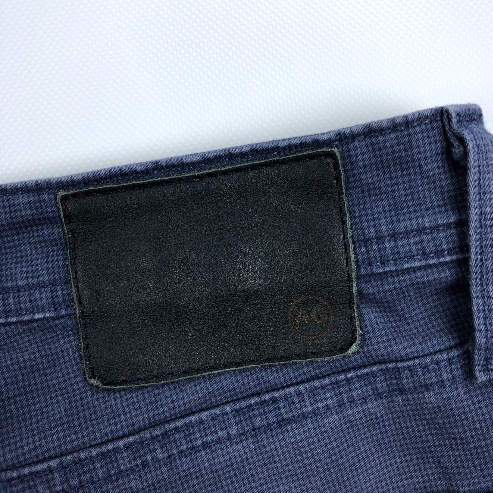 Vintage AG Adriano Goldschmied Jeans Mens 36x32 Everett Slim Straight 5-Pocket Blue Canvas Denim Pants Size US 36 / EU 52 - 5 Thumbnail