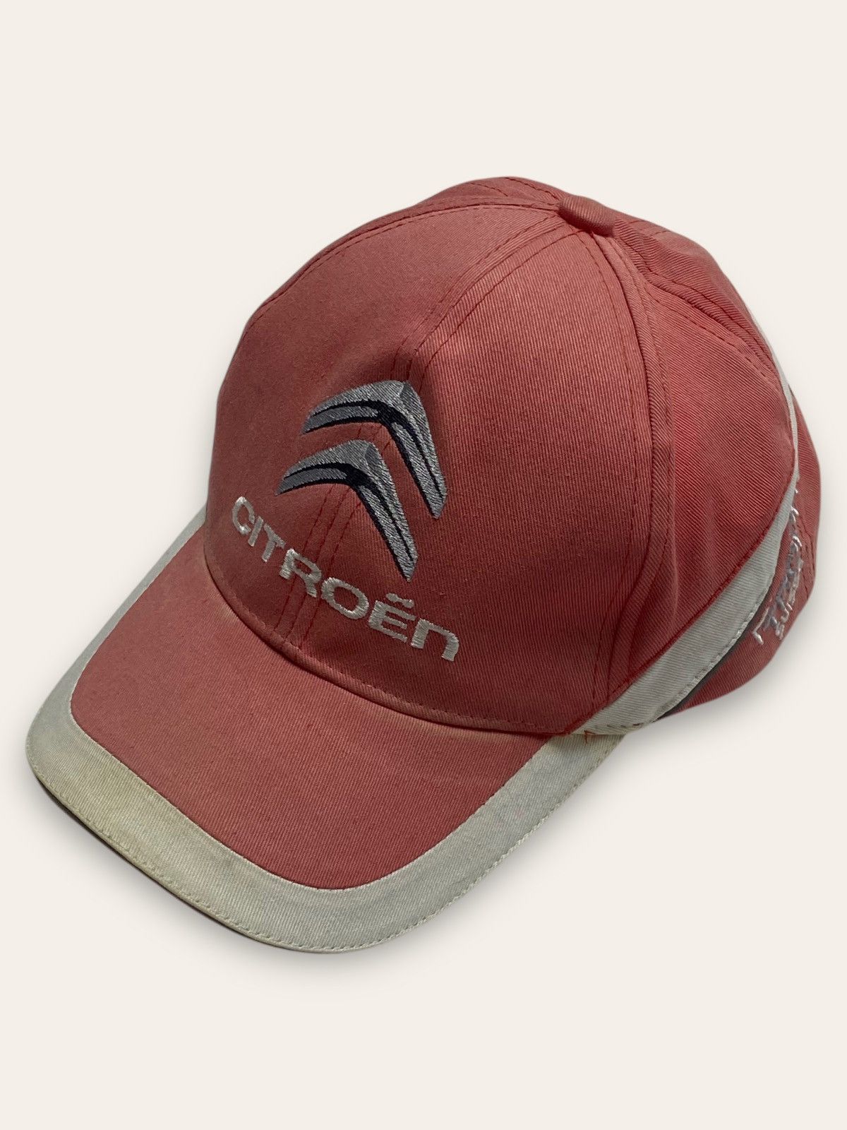 Vintage Vintage CITROEN French Car Racing Cap Big Knit Logo Y2K Size ONE SIZE - 1 Thumbnail