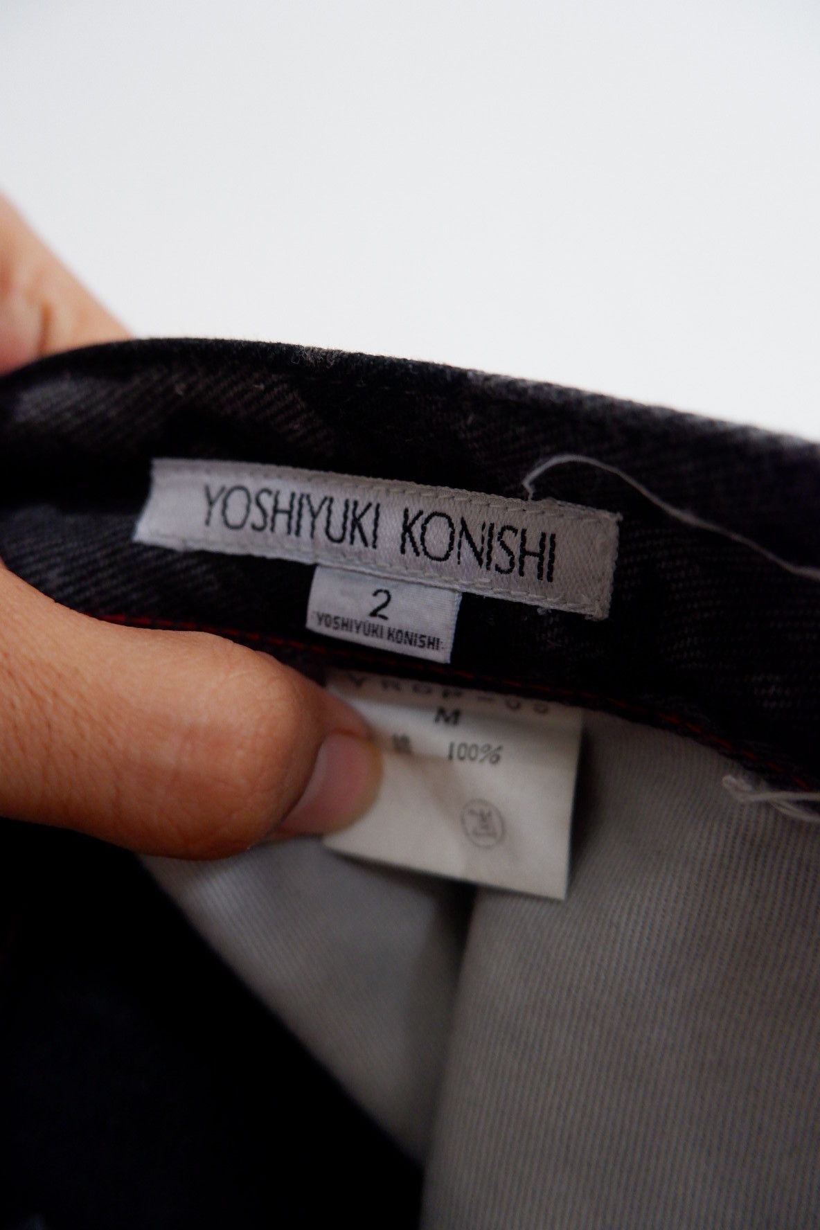Yoshiyuki Konishi Vintage Yoshiyuki Konishi Cross Printed Jeans | Baggy fit Size US 28 / EU 44 - 7 Thumbnail
