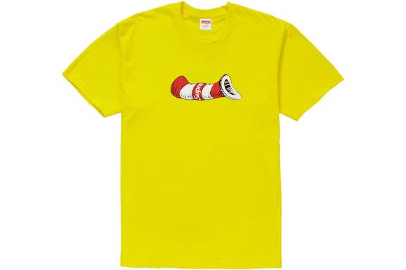 Supreme '18 Cat in the Hat Supreme Tee Size US L / EU 52-54 / 3 - 1 Thumbnail
