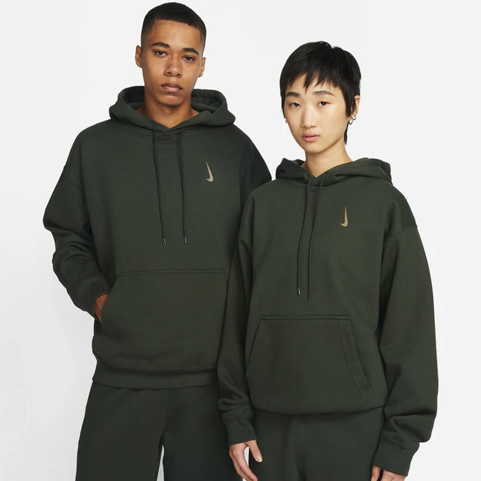 Nike Nike x Billie Eilish Fleece Olive Hoodie StockX Cert. Medium Size M / US 6-8 / IT 42-44 - 3 Thumbnail