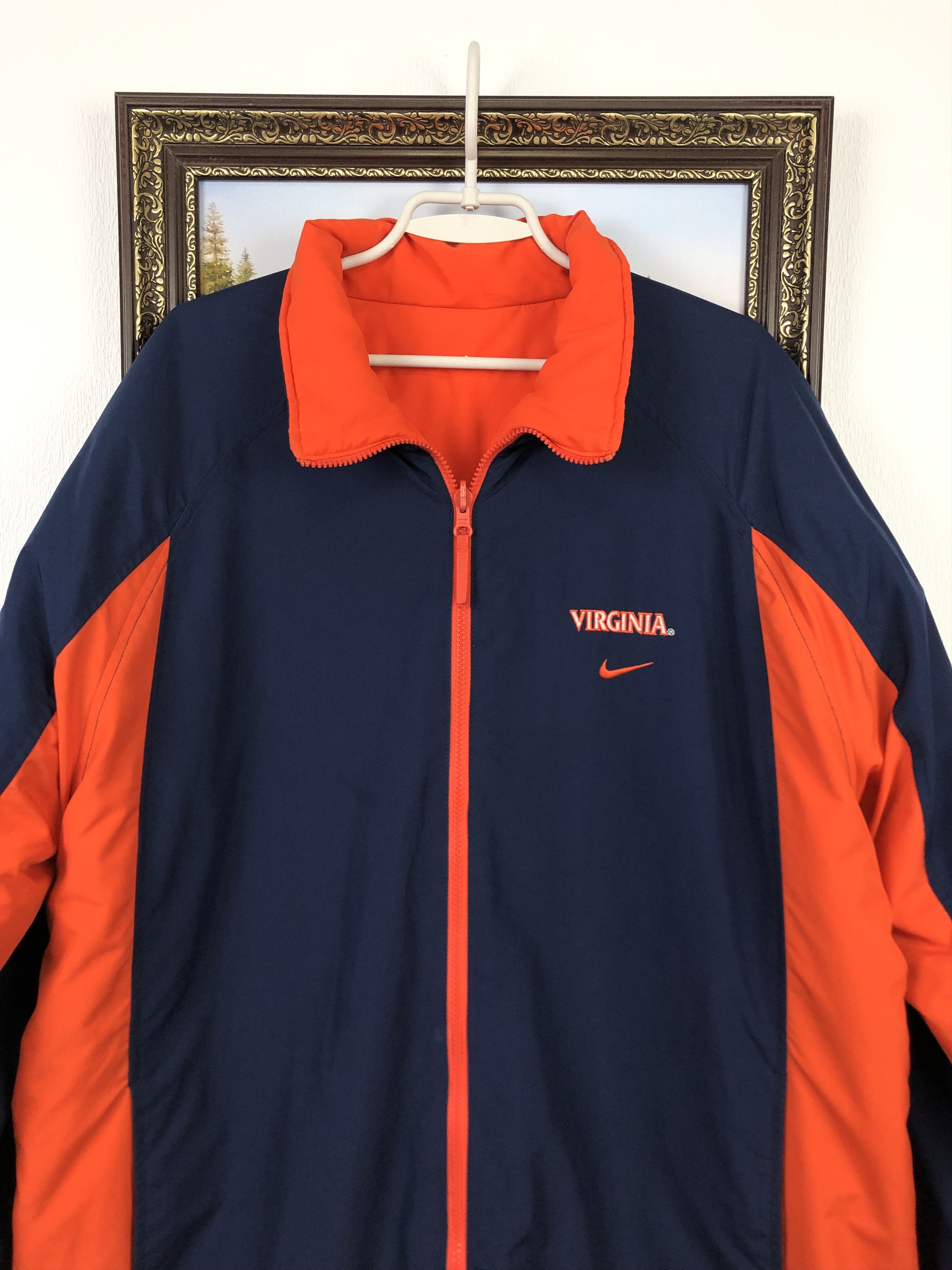 Nike Virginia Cavaliers 90's Jacket Double Sided Rare Hype Size US L / EU 52-54 / 3 - 2 Thumbnail