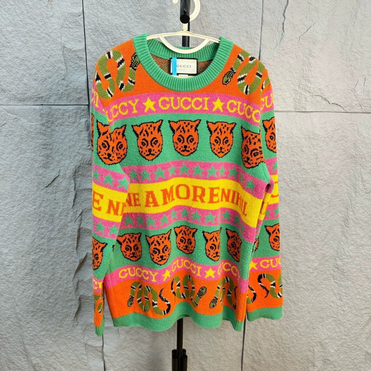 Gucci gucci tiger head knit sweater size small Size US S / EU 44-46 / 1 - 1 Thumbnail
