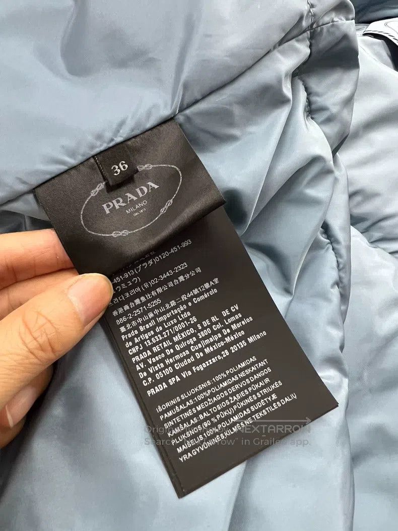 Prada Prada Black down vest Size XXS / US 00 / IT 34 - 5 Thumbnail