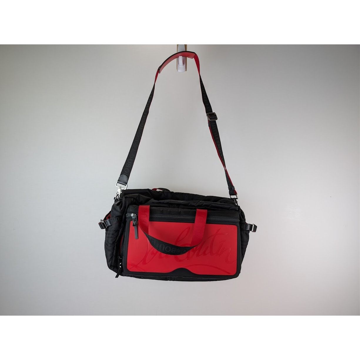 Christian Louboutin o1rshd1 Size: OS / Loubideal Sport Bag in Loubi/Black Size ONE SIZE - 11 Thumbnail