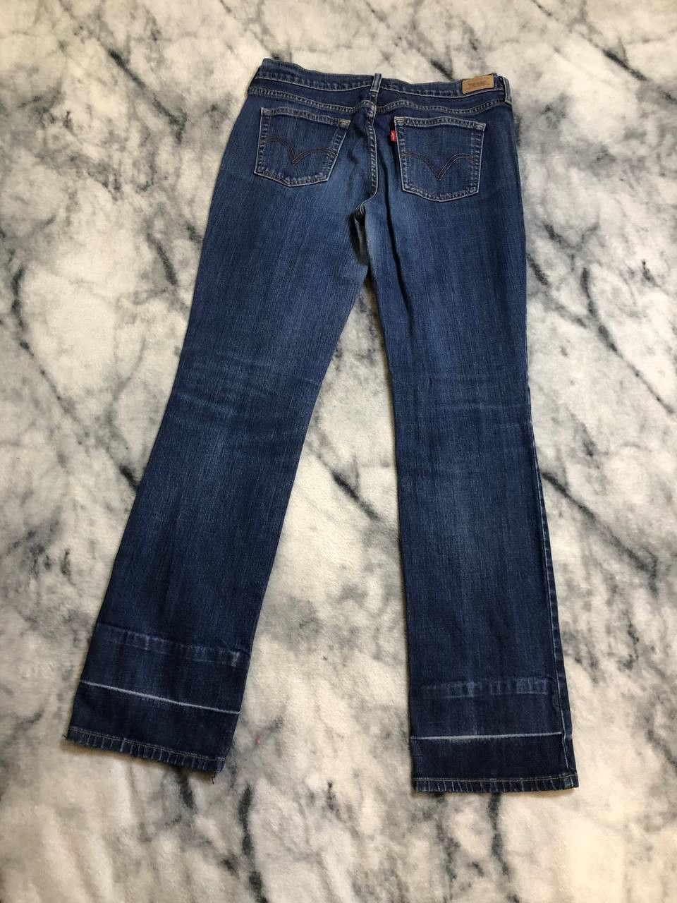 Levi's Levis Straight Leg Jeans Blue Denim Size 28" / US 6 / IT 42 - 5 Thumbnail