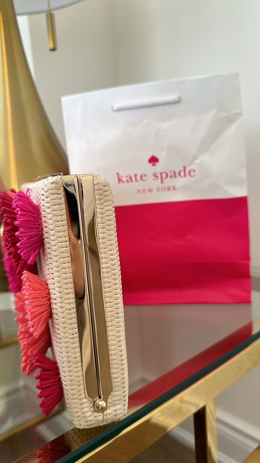 Kate Spade Kate Spade Emanuelle Montigo Avenue Clutch Floral 3D Bag Size ONE SIZE - 3 Thumbnail