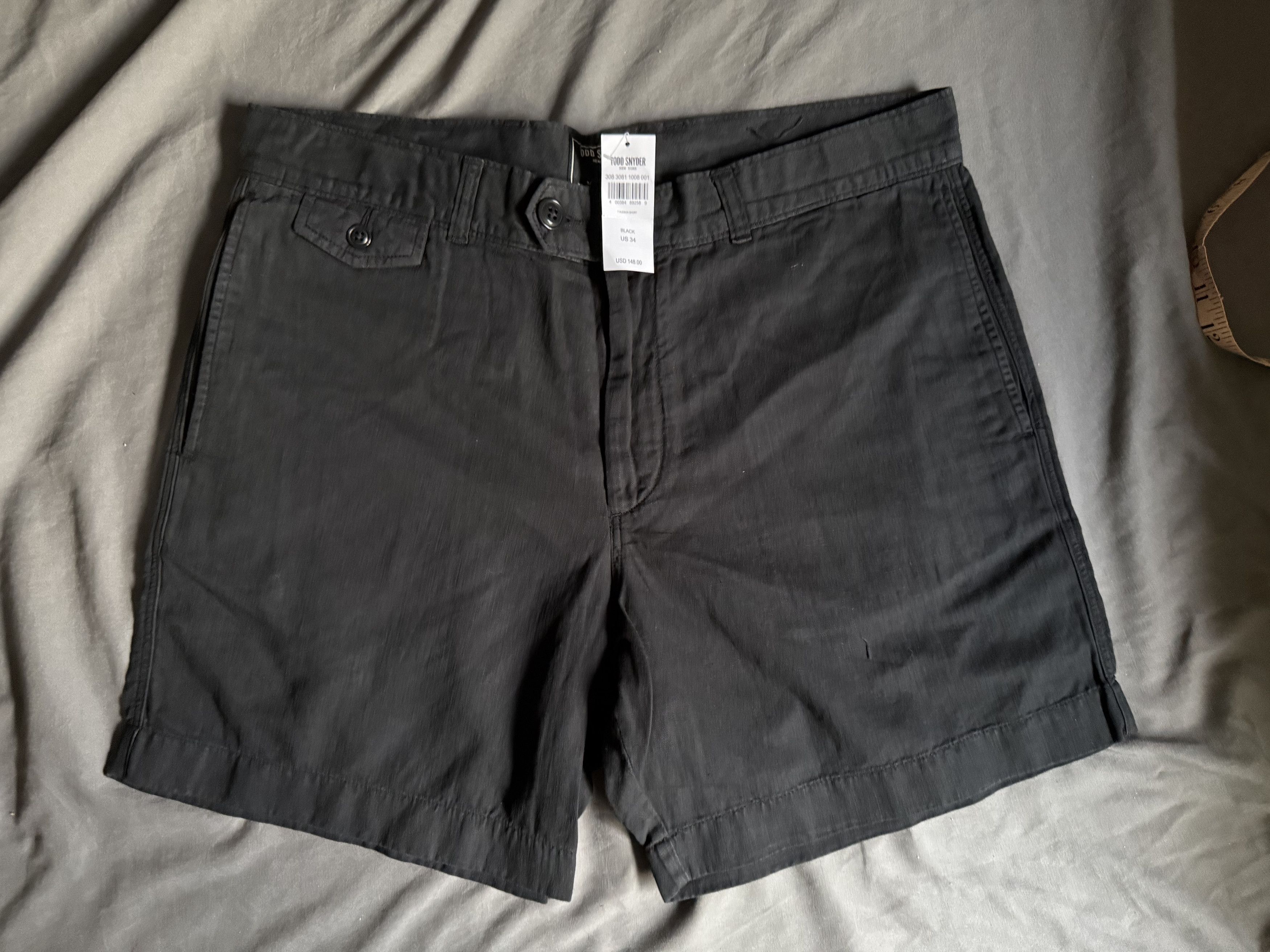 Todd Snyder Todd Snyder 7" Cotton-Linen Hudson Short BLACK $148 34" Size US 34 / EU 50 - 4 Thumbnail