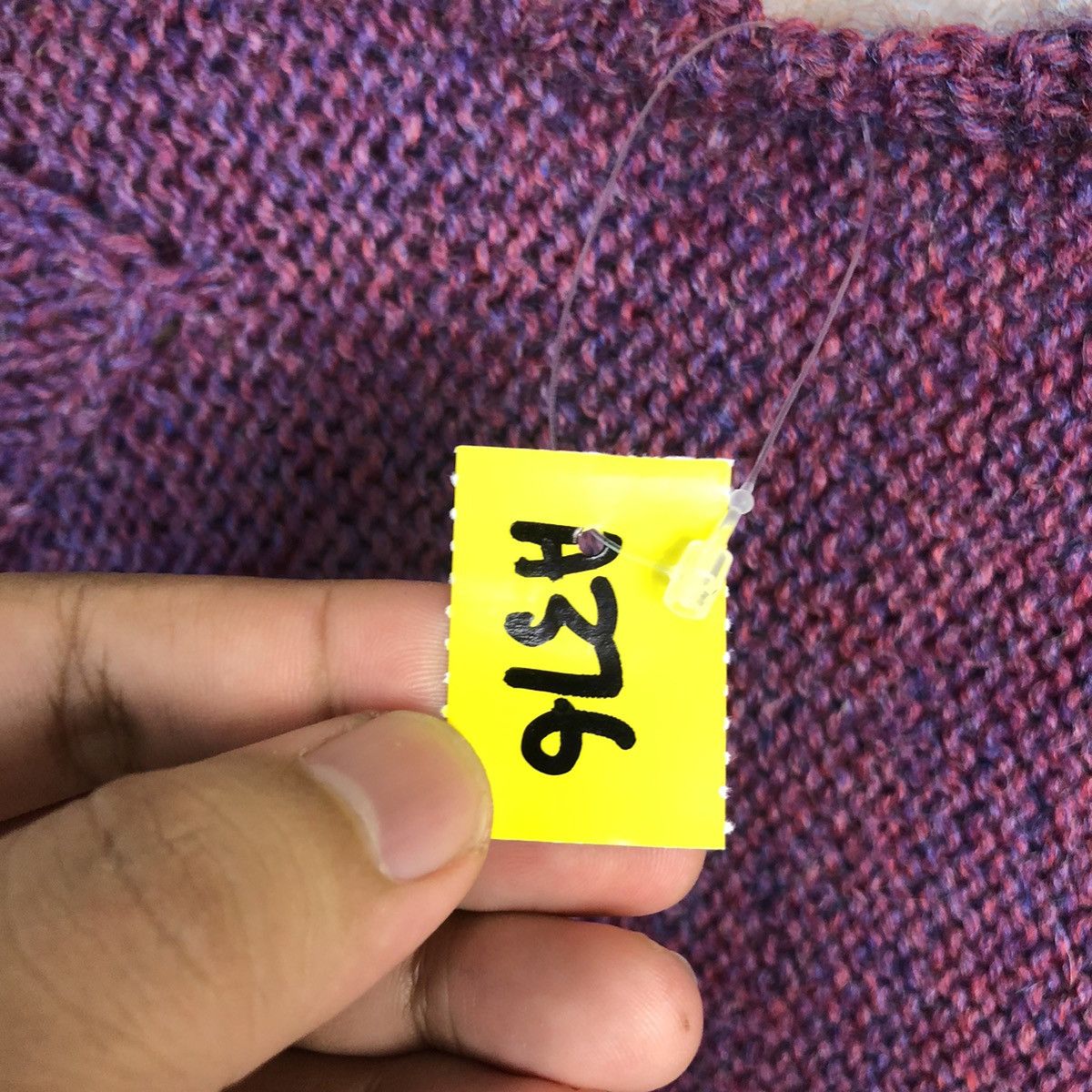 Homespun Knitwear Japanese Brand Purple Knitwear #A376 Size XS / US 0-2 / IT 36-38 - 10 Thumbnail