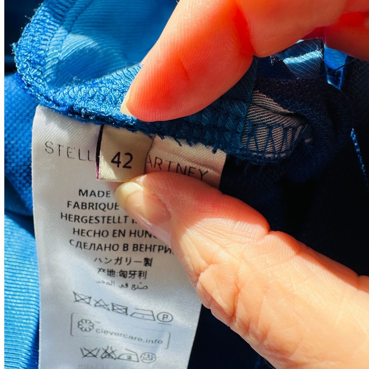 Stella McCartney Stella McCartney Blue Wool Stitch Front Crease Slacks 42 / M Size 30" / US 8 / IT 44 - 10 Thumbnail