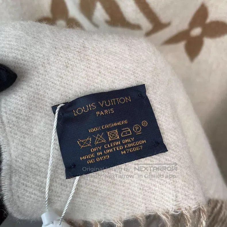 Louis Vuitton Louis Vuitton Cashmere scarf Size ONE SIZE - 6 Thumbnail
