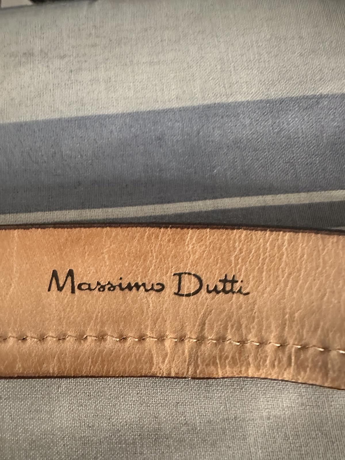 Massimo Dutti Massimo Dutti two-tone leather and suede belt Size 38 Size 38 - 4 Thumbnail