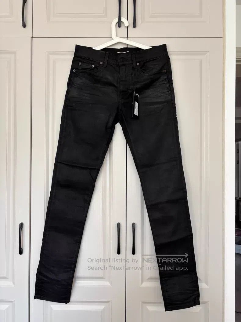 Saint Laurent Paris Saint Laurent Paris Waxed Slim Fit Jeans Size US 30 / EU 46 - 1 Thumbnail