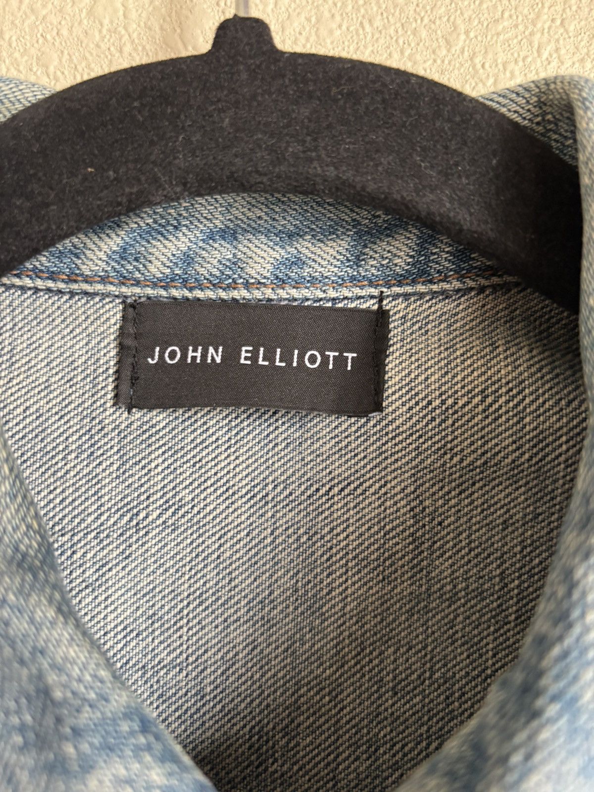 John Elliott Union x Dr Woo Selvedge Denim Jacket Size US XS / EU 42 / 0 - 8 Thumbnail
