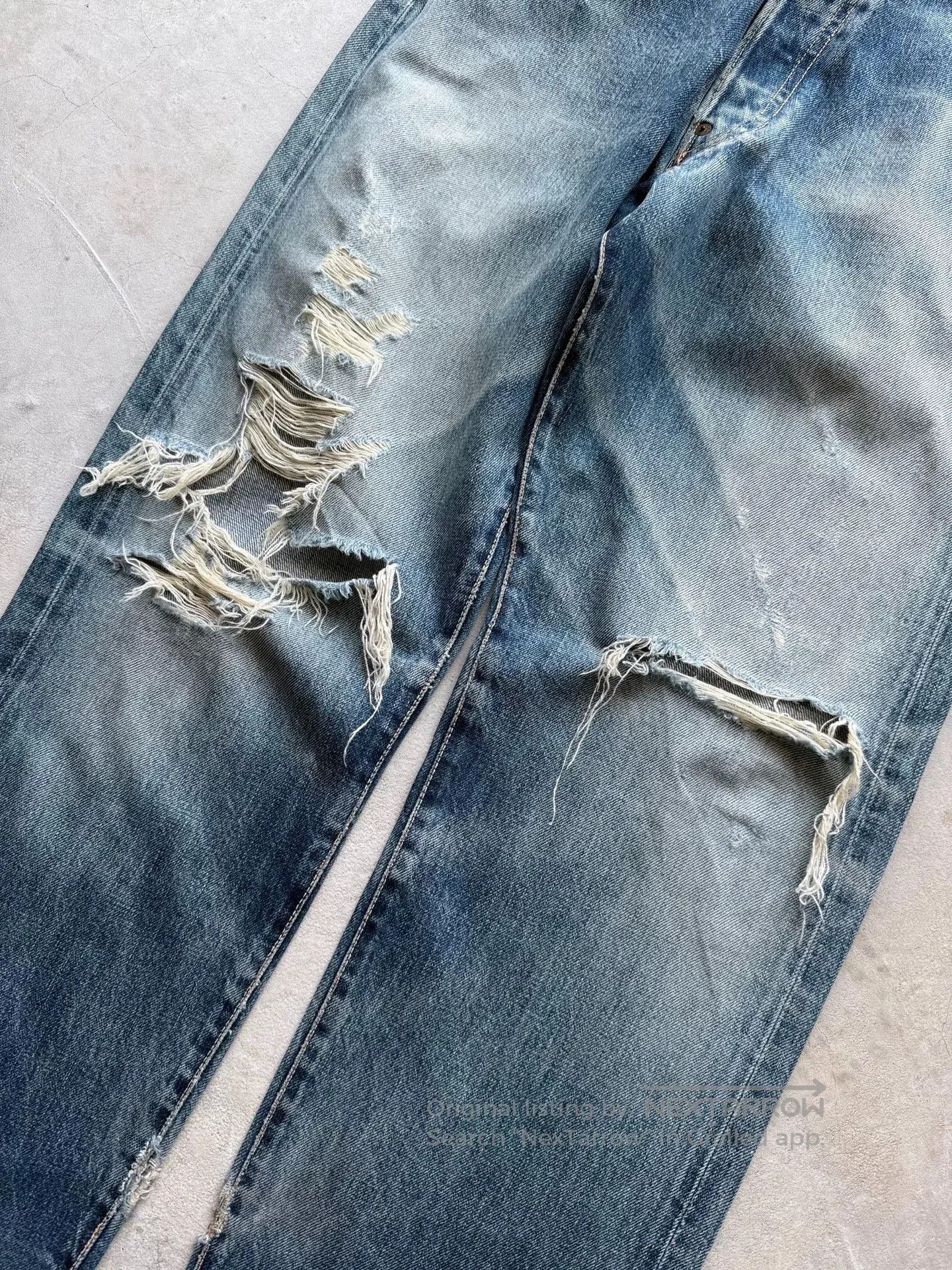 Vintage Vintage 90s Evisu No.2 Jeans. Size US 32 / EU 48 - 3 Thumbnail