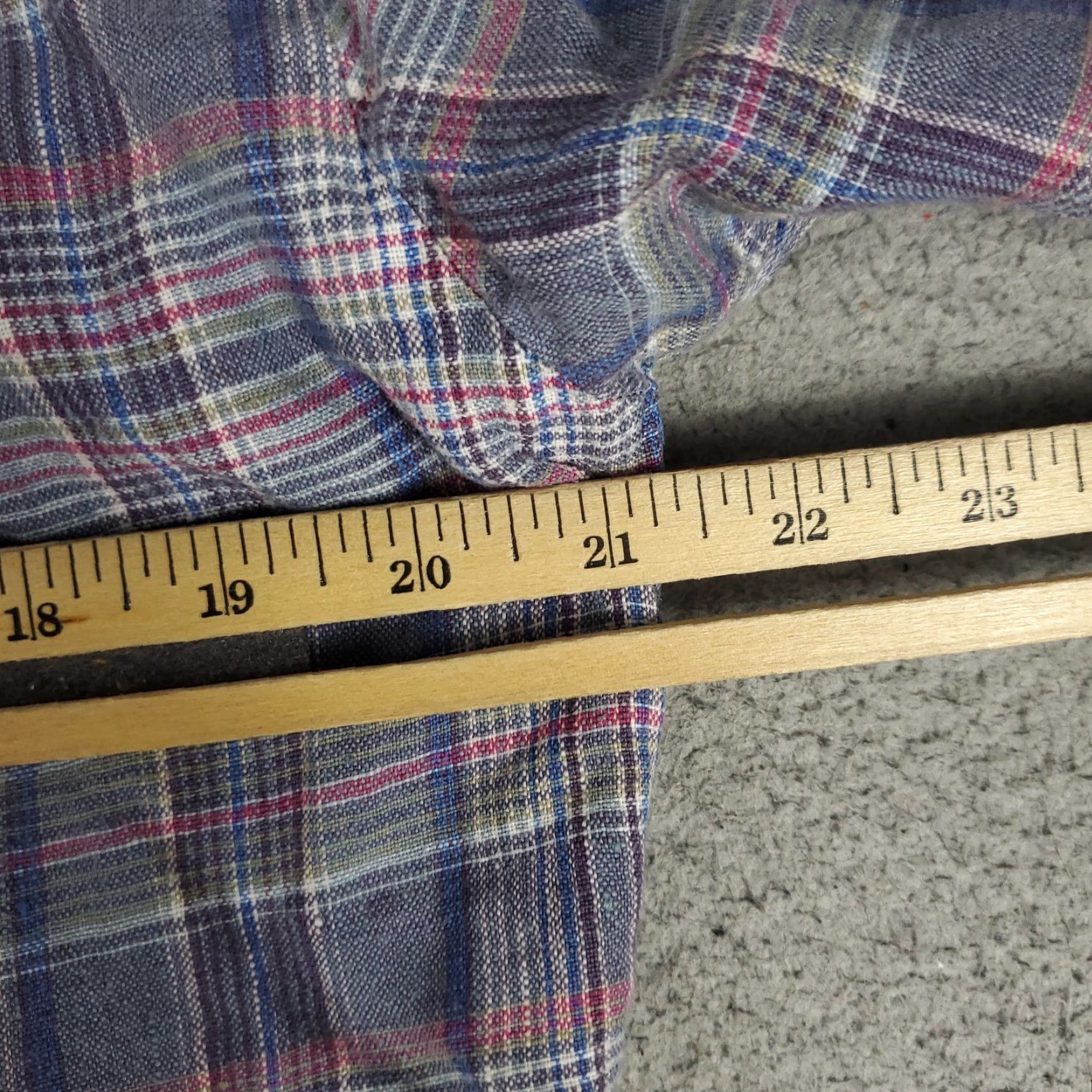 Ralph Lauren Ralph Lauren Men's Medium Blue Plaid Button-Up Shirt Short Sleeve Woven Size US M / EU 48-50 / 2 - 7 Thumbnail