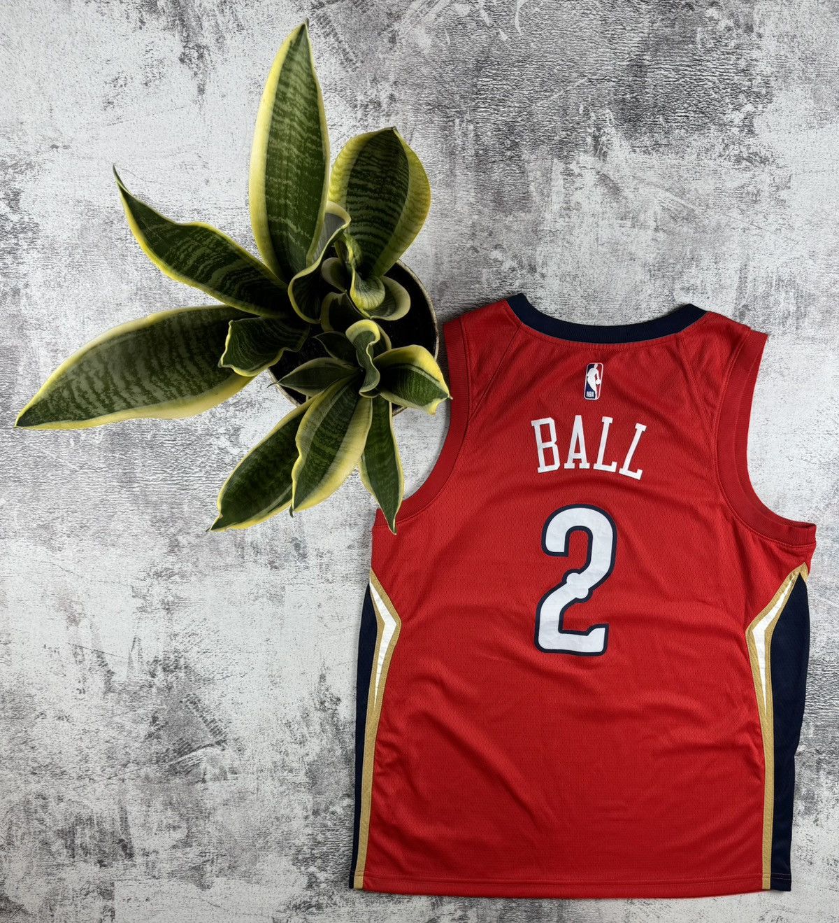 NBA New Orleans Pelicans Nike Jordan #2 Ball Rap Shirt Jersey Size US XL / EU 56 / 4 - 2 Thumbnail