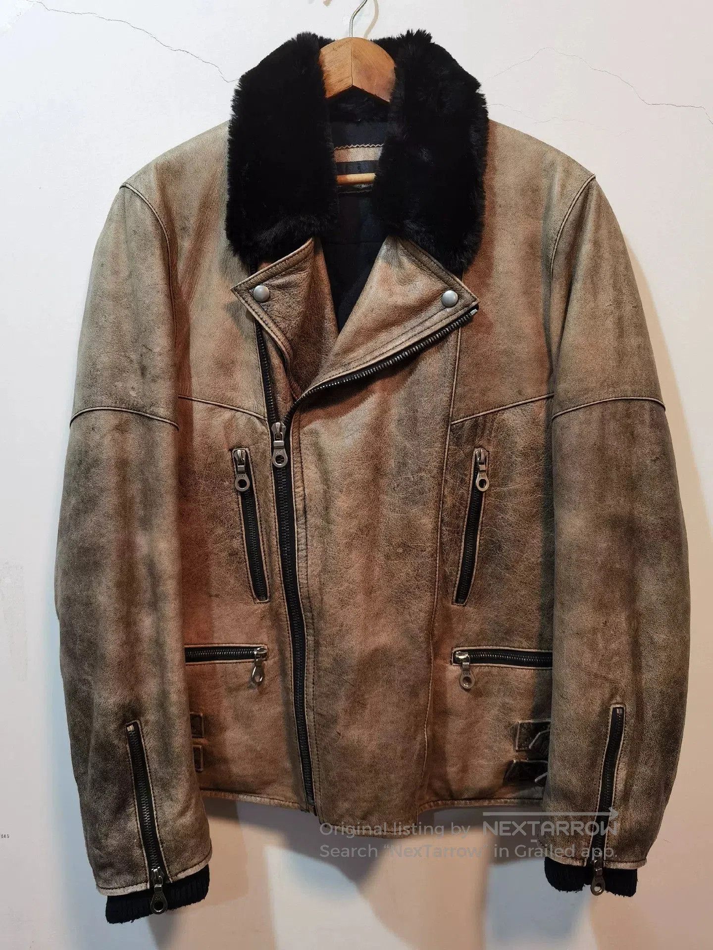 Other RICO Vintage Leather Motorcycle Jacket. Size US L / EU 52-54 / 3 - 1 Thumbnail