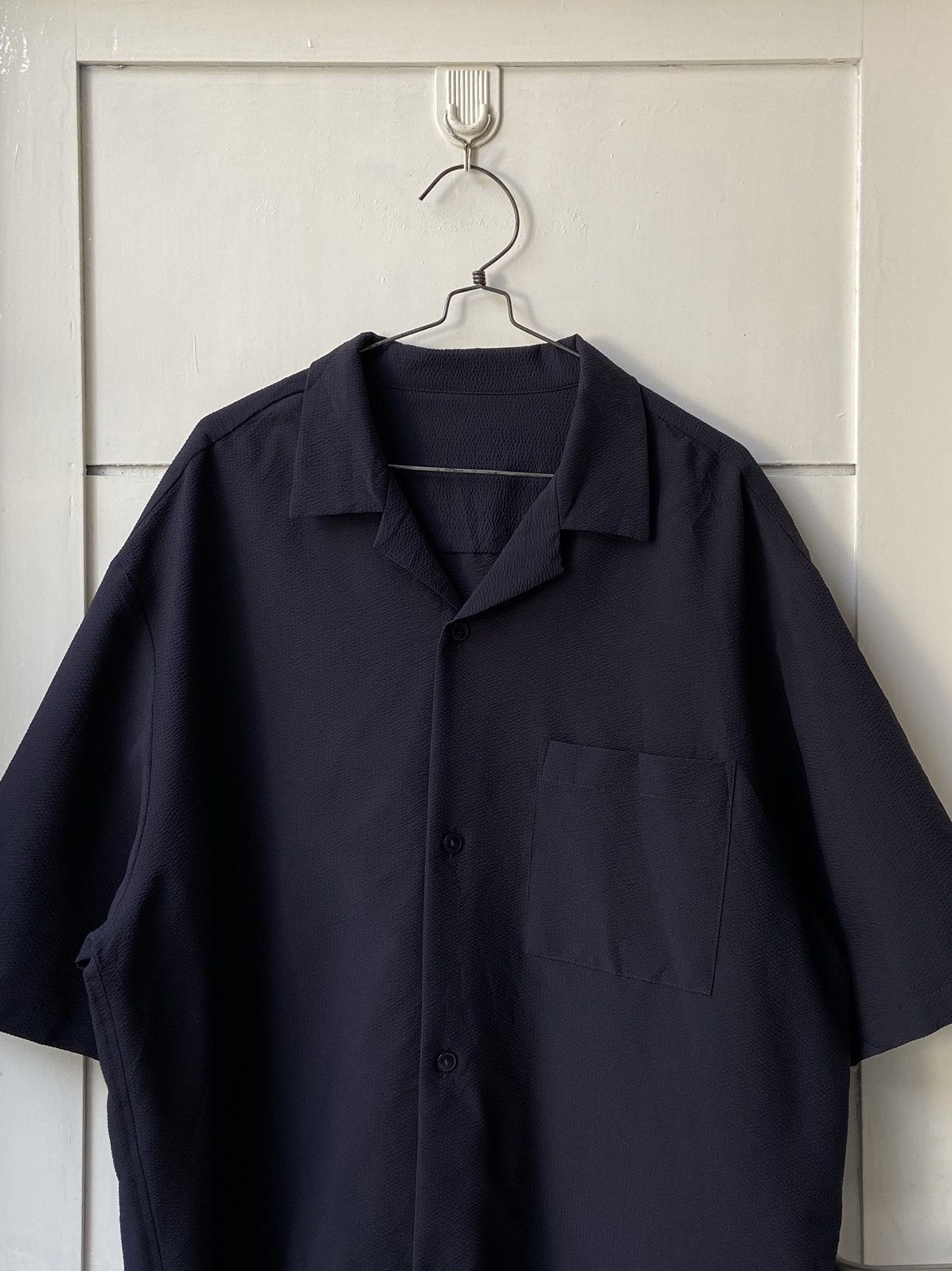 GU GU Navy Short Sleeve Shirt Size US XL / EU 56 / 4 - 9 Thumbnail