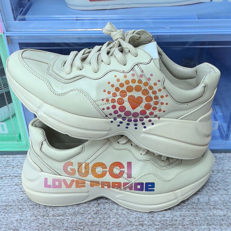 Gucci Gucci Rhyton Low-Top Beige Dad Sneakers - Size US 9.5 / EU 42-43 - 7 Thumbnail