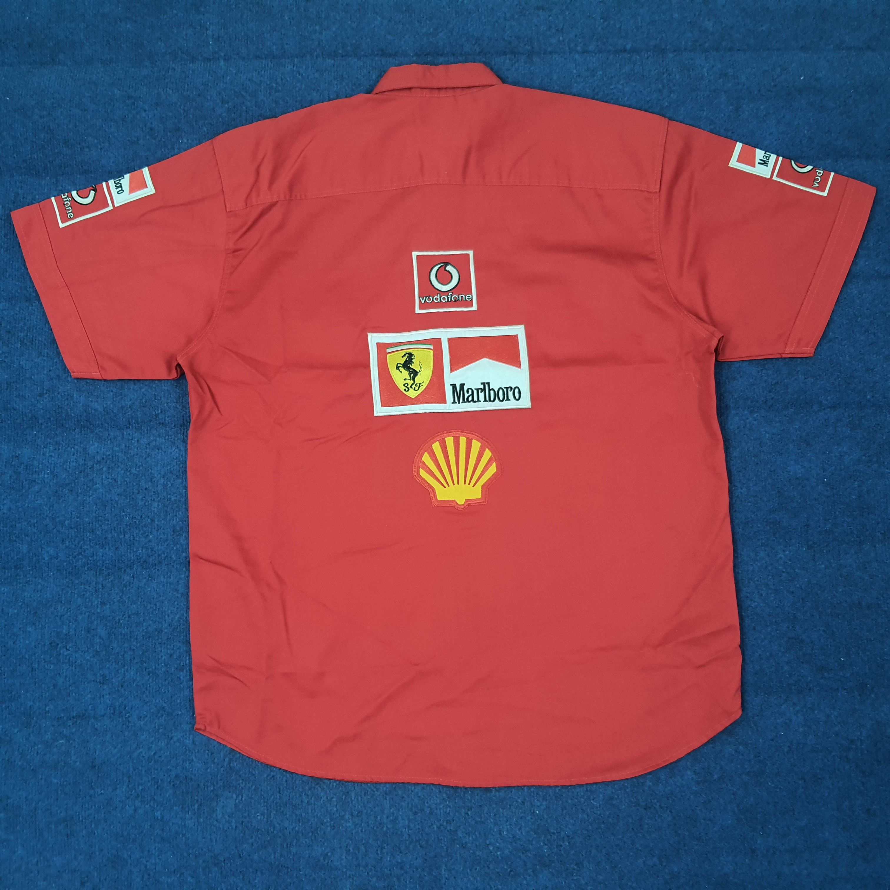 Ferrari Vintage Ferrari Marlboro Motorsports Button Up Shirt C259N13 Size US L / EU 52-54 / 3 - 3 Thumbnail
