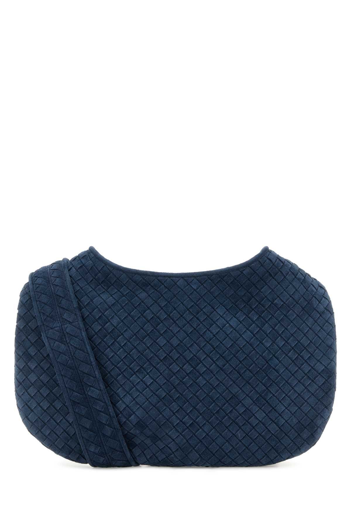 Bottega Veneta Navy Blue Suede Crossbody Bag Size ONE SIZE - 1 Thumbnail