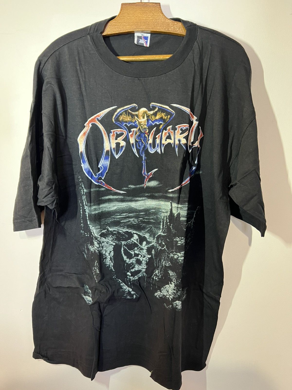 Band Tees vintage Obituary end complete fin early 90s shirt Size US XL / EU 56 / 4 - 1 Thumbnail