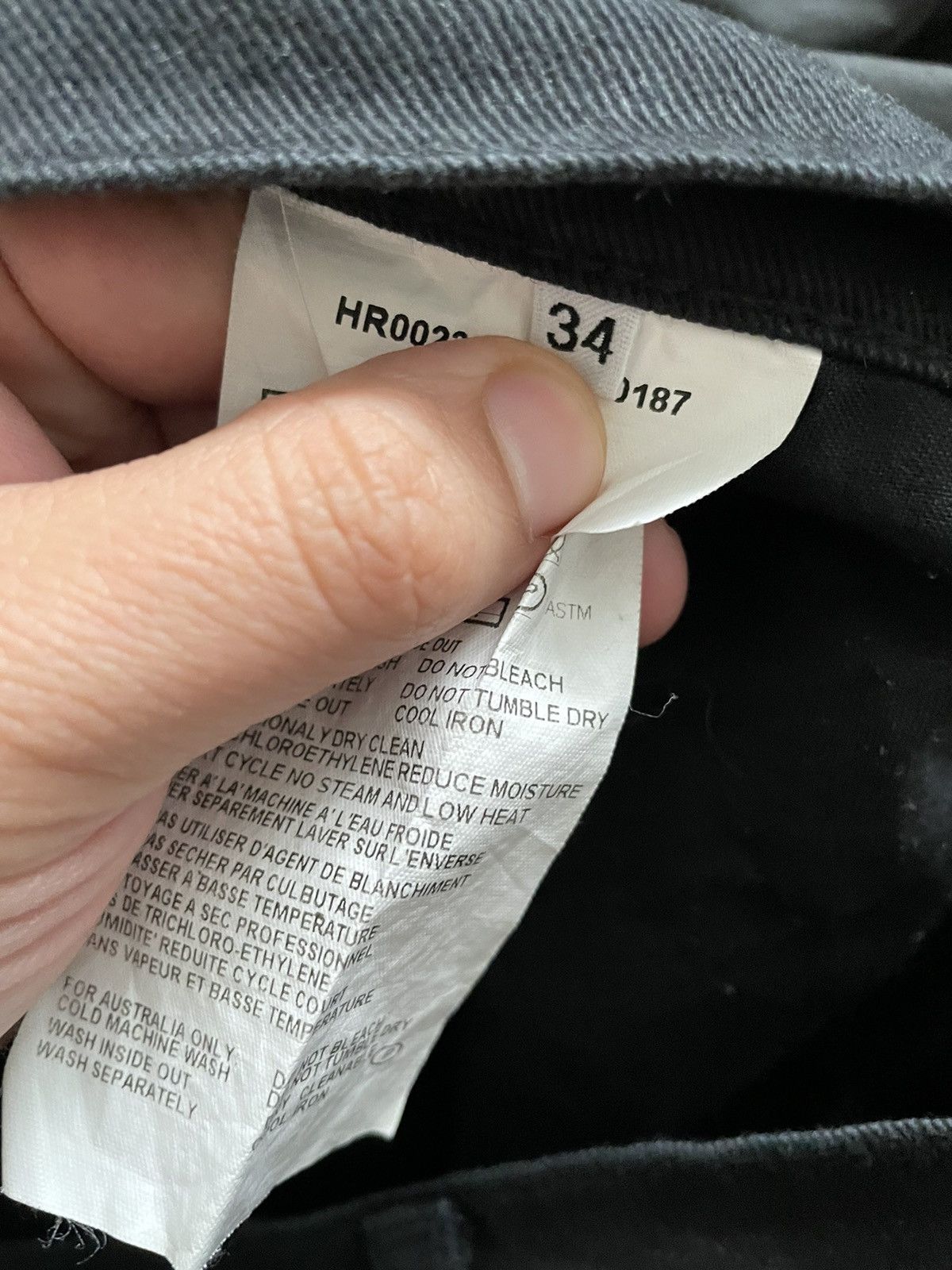 Helmut Lang Helmut Lang Black Elastic Denim Size US 34 / EU 50 - 4 Thumbnail