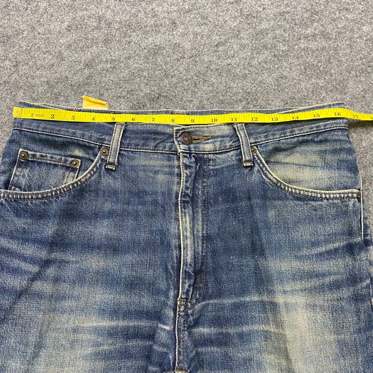 If Six Was Nine 💥Best Offer💥Vintage 90s Edwin Distressed Denim Size US 33 - 4 Thumbnail