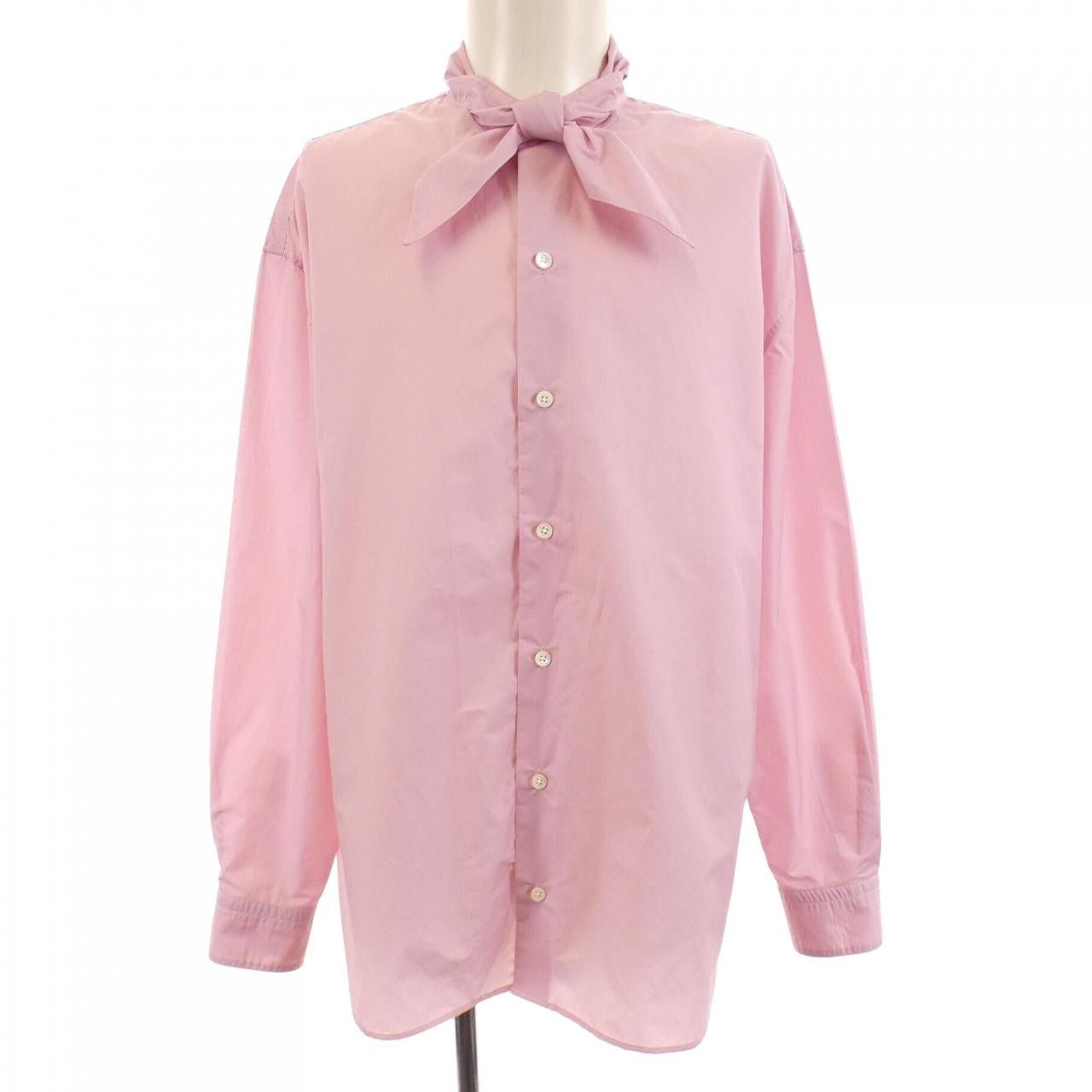 Hermes Hermes Hermès Shirt Cotton Shirt37 Textile Dress Shirt DUTY FREE for USA Size ONE SIZE - 1 Thumbnail
