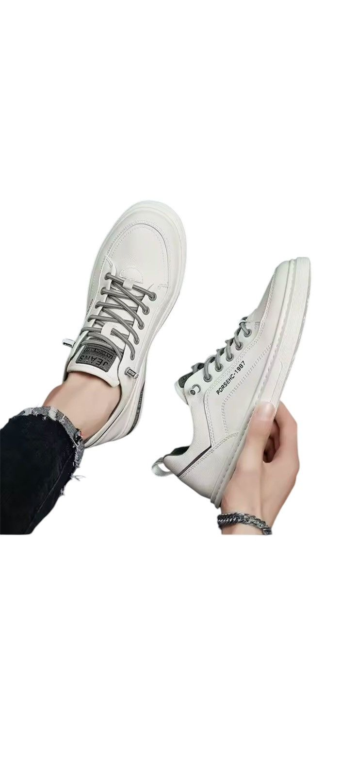 Other Mens Leather Shoes Fall Fashion Sneakers for Driving Size US 8 / EU 41 - 4 Thumbnail