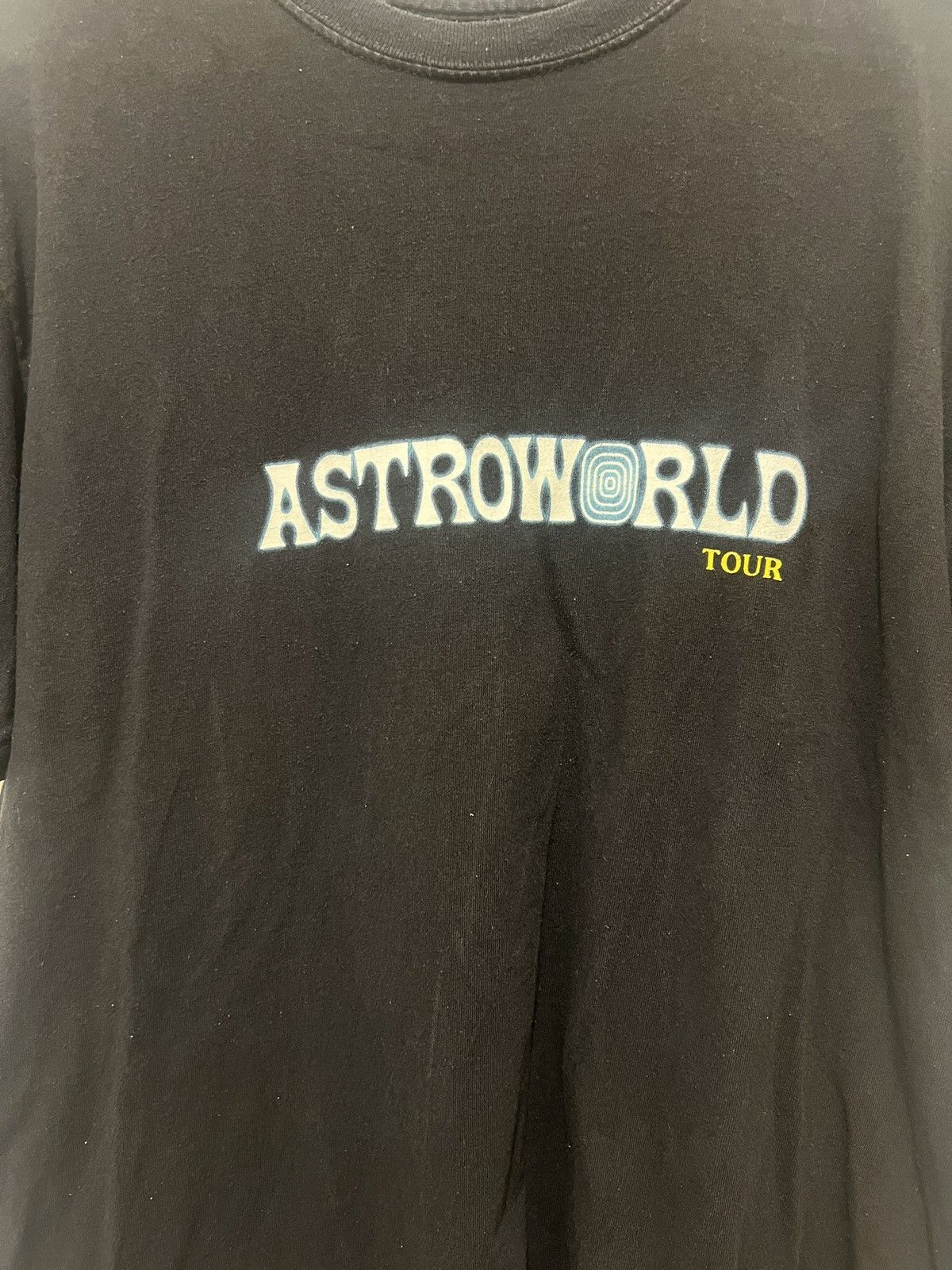 Travis Scott Travis Scott Cactus Jack Astroworld Tour Tee Medium Black Size US M / EU 48-50 / 2 - 4 Thumbnail