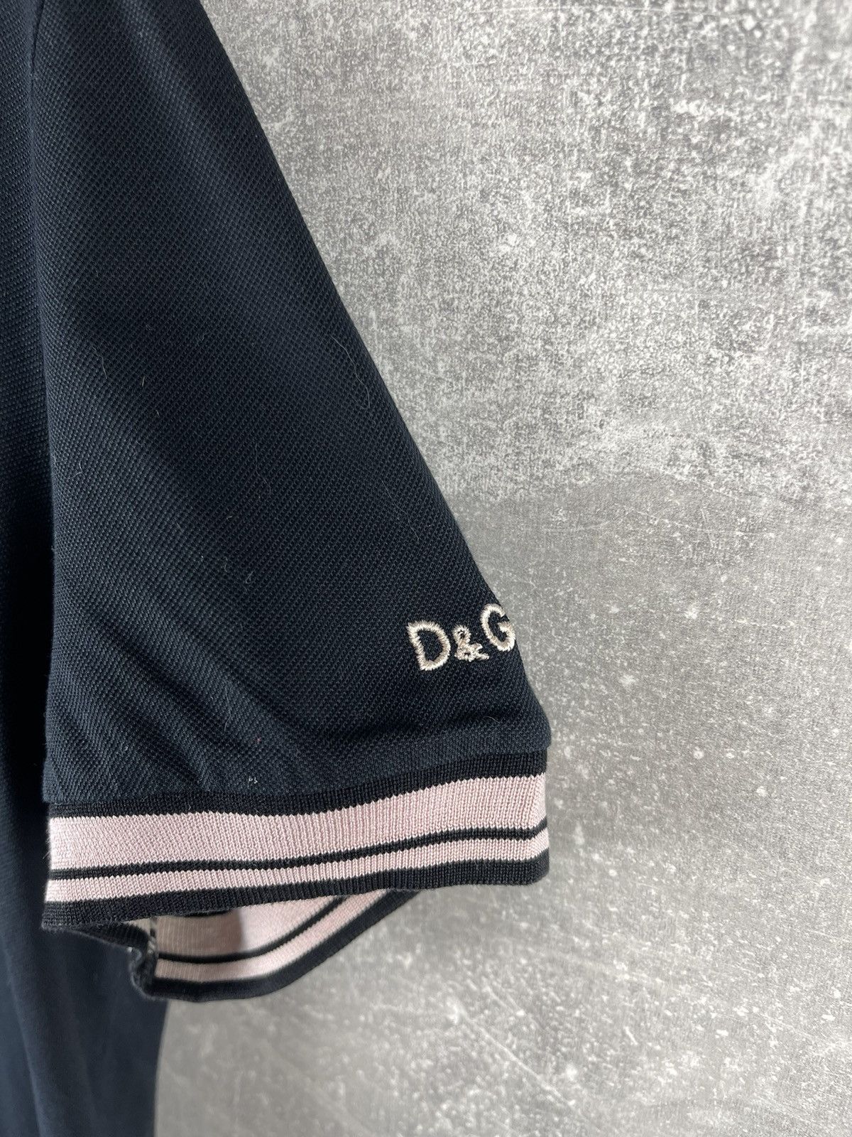 Dolce & Gabbana Vintage 2000 Dolce & Gabbana Polo Shirt Y2K Archive Contrass Size US XL / EU 56 / 4 - 6 Thumbnail