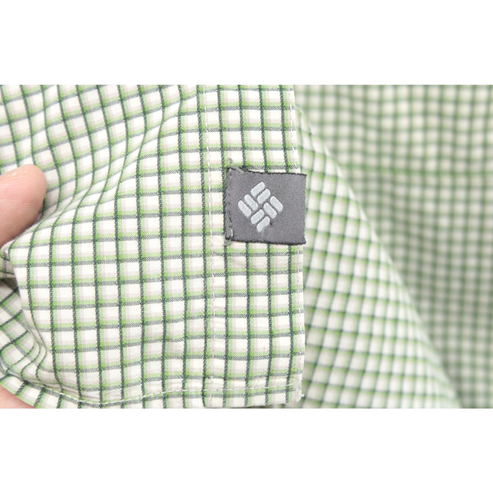 Vintage COLUMBIA Shirt Men's L Green Check Long Sleeve Button-Down Outdoor Fishing State: Men Size US L / EU 52-54 / 3 - 4 Thumbnail