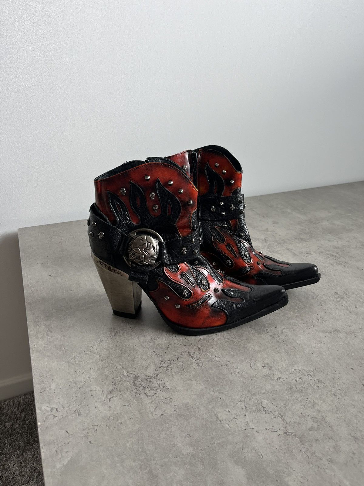 New Rock New Rock Boot Bull Size 37 Size US 7 / IT 37 - 2 Thumbnail