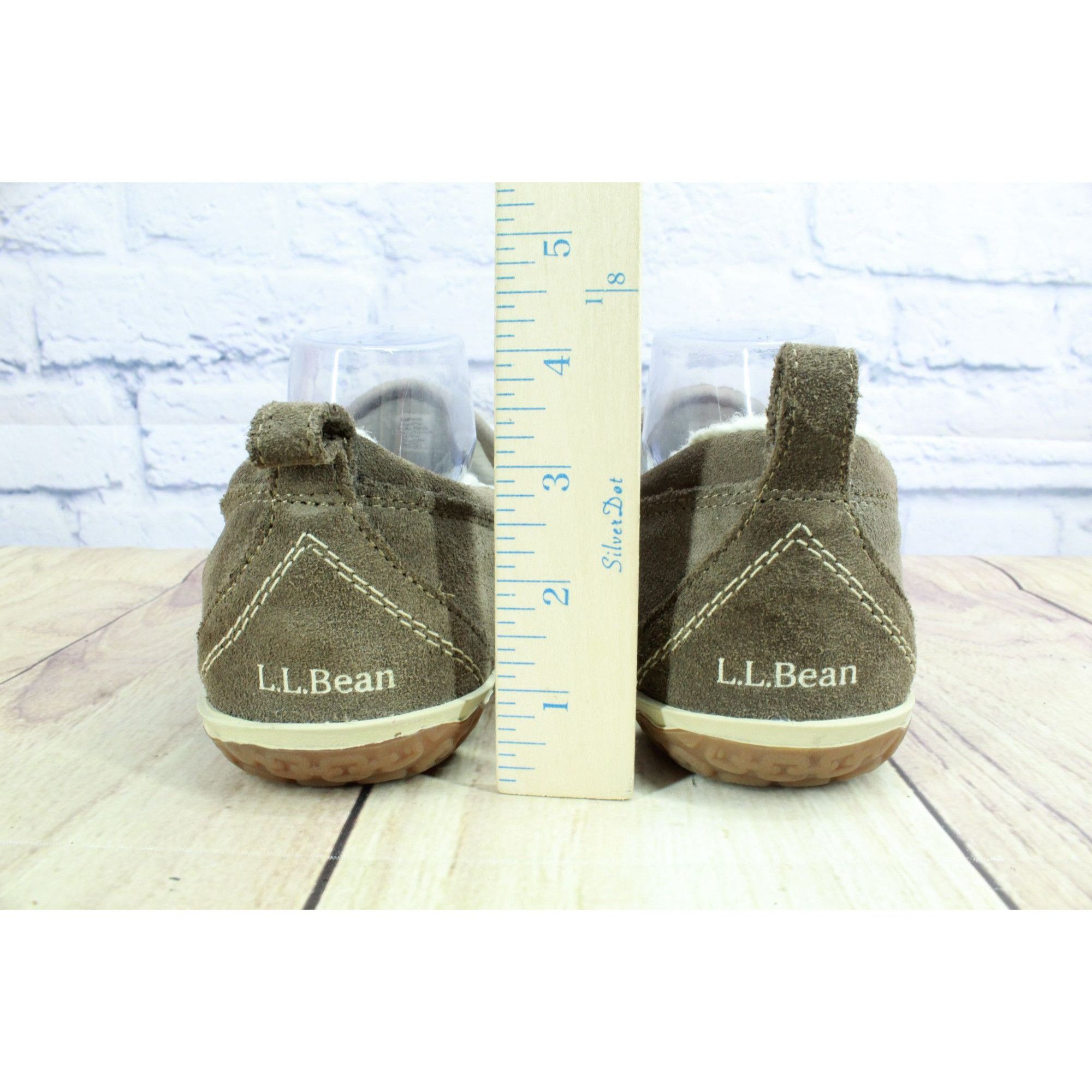 L.L. Bean L.L.Bean Suede Fleece Moc Slippers Women’s 9M Size US 9 / IT 39 - 6 Thumbnail
