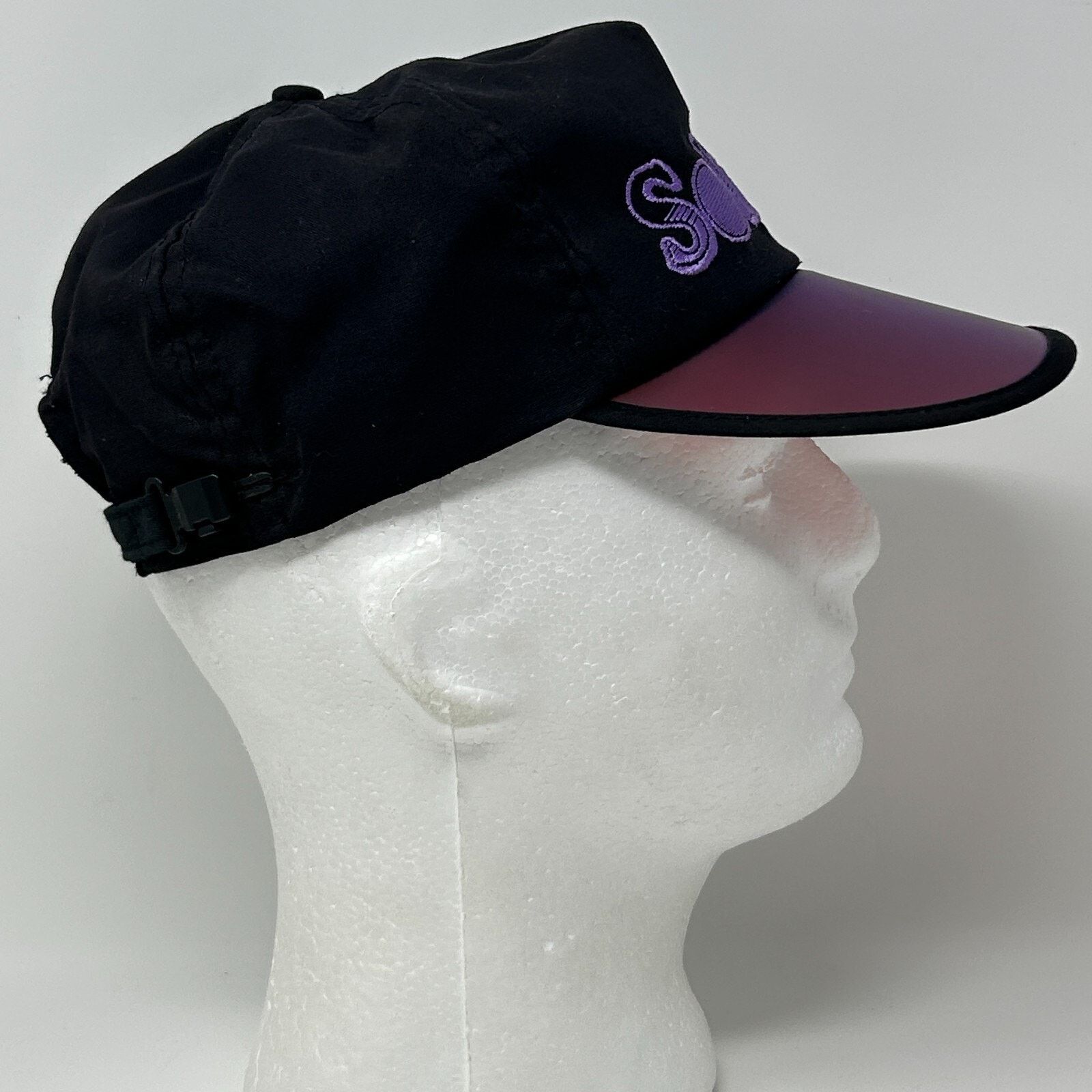 Vintage Vintage 80s Solmax Hat Baseball Cap Sunbathing UV Black Size ONE SIZE - 9 Thumbnail