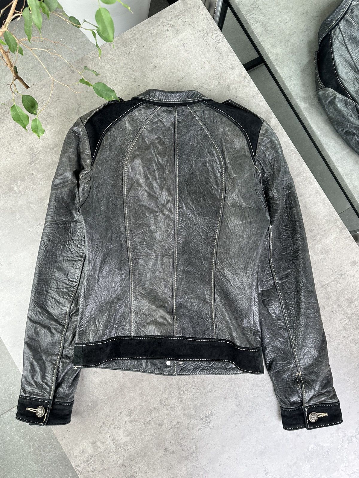 Japanese Brand Vintage Leather Jacket Size S / US 4 / IT 40 - 9 Thumbnail