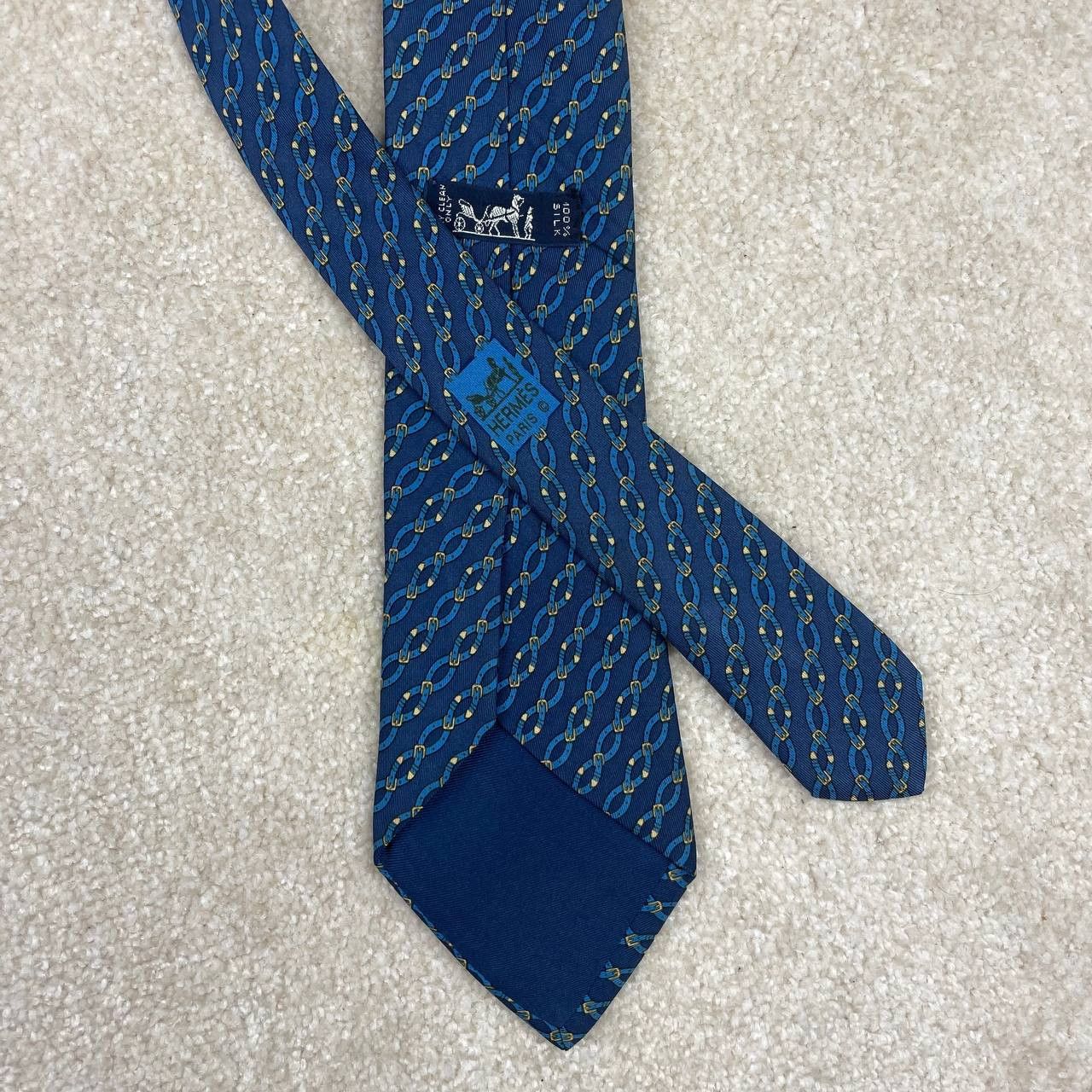 Hermes Hermes Silk Tie 7021 TA Belts Size ONE SIZE - 4 Thumbnail